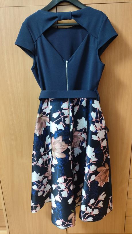 Společenské šaty luxe by dorothy perkins tm. modré, dorothy perkins,40