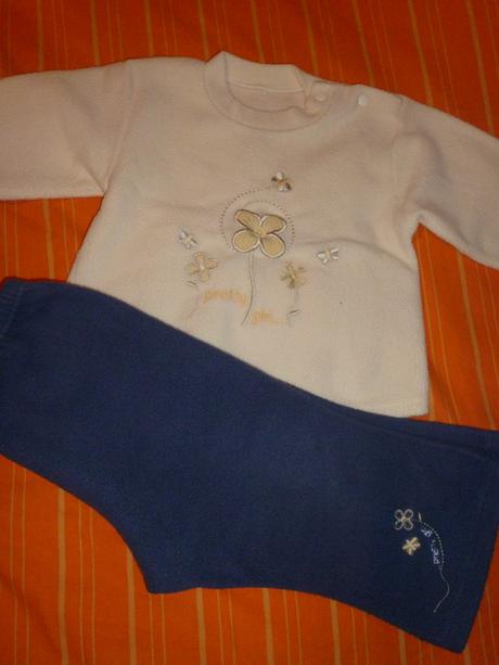 Flaušová mikina a kalhoty, 86