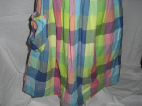 Nádherné kostkované duhově šaty, john lewis,110