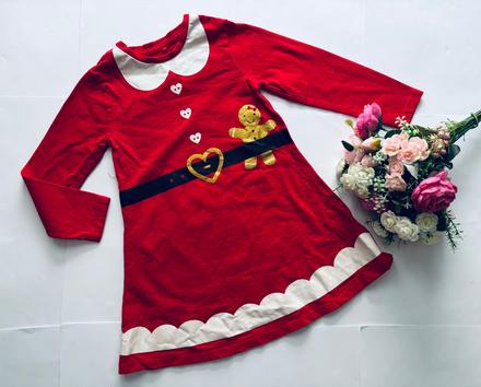 D79/ vánoční tunika santy - v.3/4 roky zn., 104