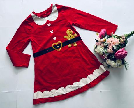 D79/ vánoční tunika santy - v.3/4 roky zn., 104