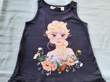 2 x letní šaty, ham, vel 122/128, h&m,122