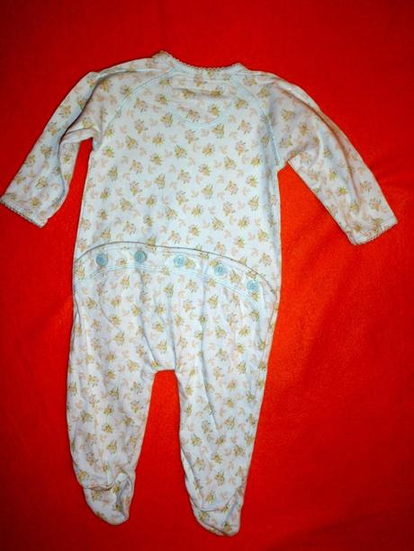 Luxusní modrý květovaný overal pro princezny, 68