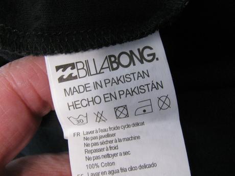 Černé bavlněné tričko, potisk kostlivec, billabong,164