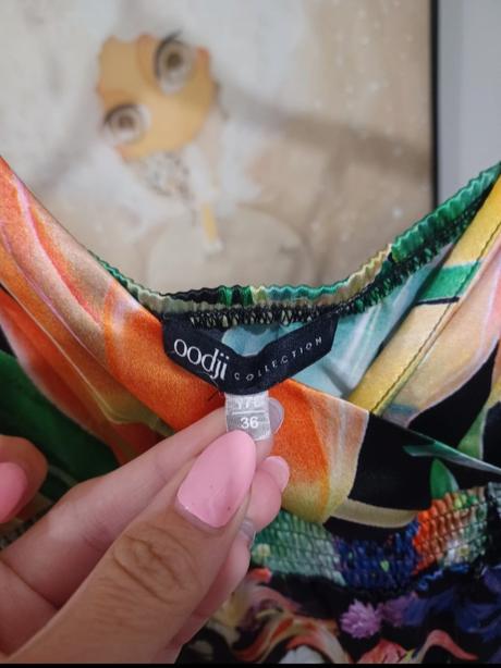 Květinové šaty oodji, s