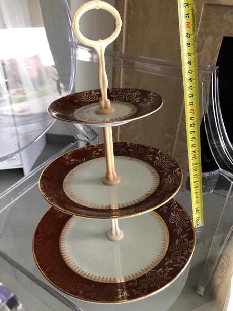 3patrový etažér na cukroví,zákusky,dekorace, 