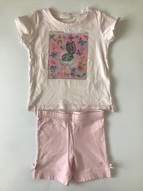 Dvě trička - obracecí obrázek, h&m,98