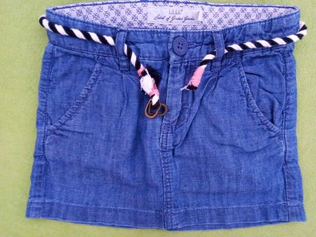 Riflová sukně zn."h&m-l.o.o.g" vel."110", h&m,110