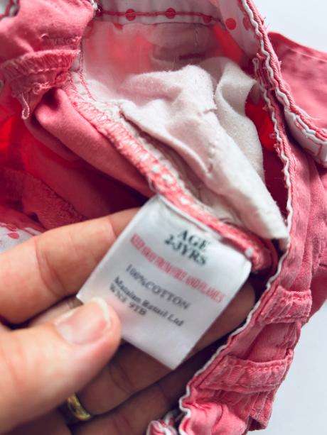 Kalhoty letní vel. 2/3 roky, 98