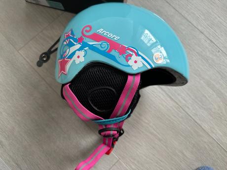 Dětská přilba na lyže arcore + brýle na lyže, xs