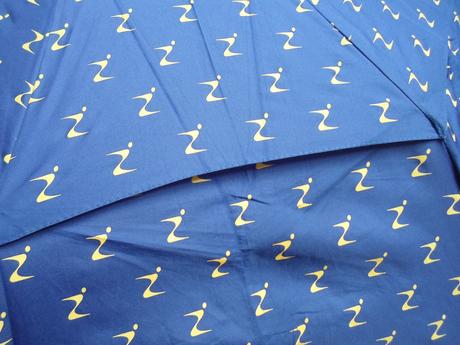 Modrý deštník automatický, 