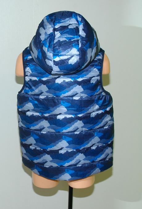 Lehká prošívaná chlapecká vesta jaro/podzim, lupilu,110