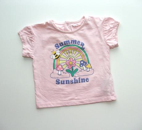 H1054 dívčí tričko vel. 68, marks & spencer,68