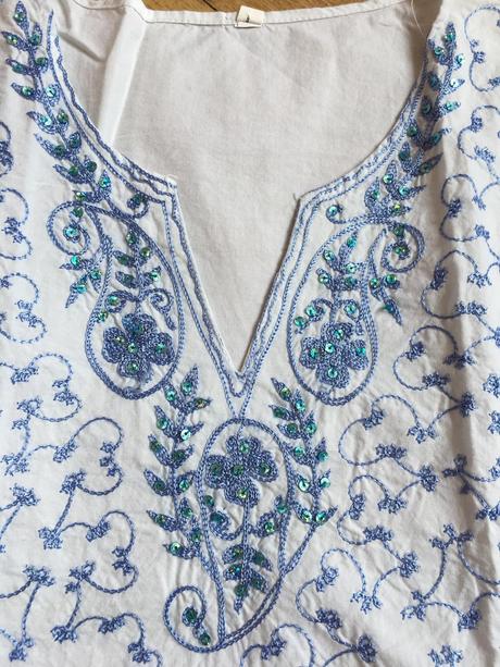 Tílko top zdobený vel. l, l