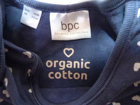 Bavlněné body se srdíčky vel.98, bonprix,98