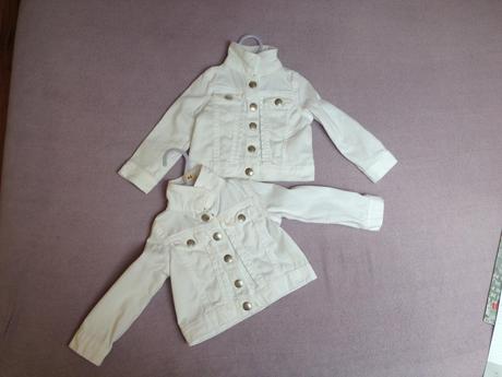 2 x džínová bundička, 80