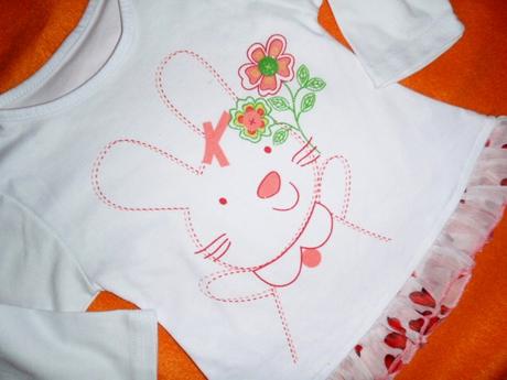 Kouzelná králíčková tunička s volánkem, 92