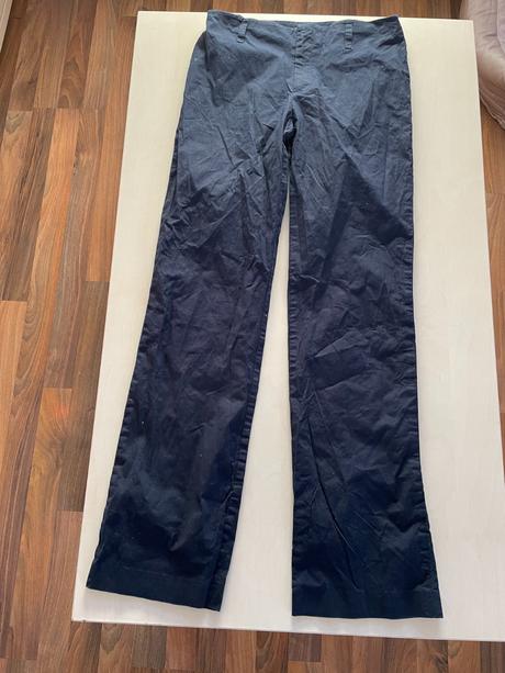 Kalhoty modré nebo černé, vel 40 ale spíše s, měř, s
