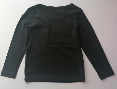 Černé bavlněné tričko vel 98 - 104, h&m,98
