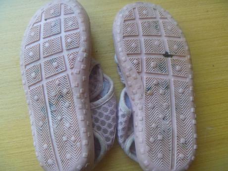 Světle růžové barefoot látkové sandály vel. 29, 29
