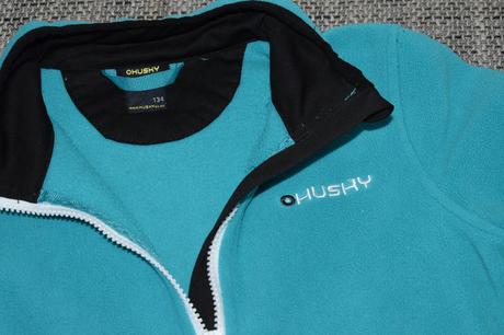 Teplá fleece mikina husky, velikost 134/140, husky,134