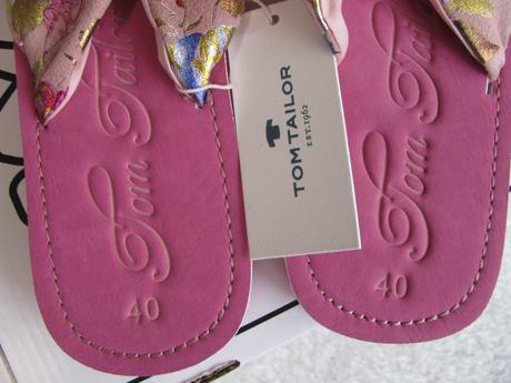 Dívčí, dámské plážové sandály, žabky, tom tailor,40