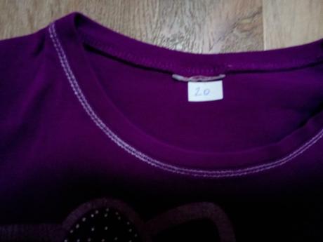 9 x tričko dlouhý rukáv, vel 122/128, c&a,122