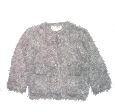 Zara chlupatý svetřík s kapsami vel.104, zara,98