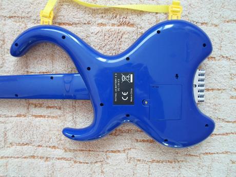 Modrá dětská kytara se zvuky, 