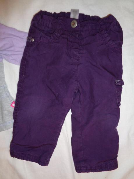 Luxus komplet tuničky a fialových podšitých kalho, okay,74