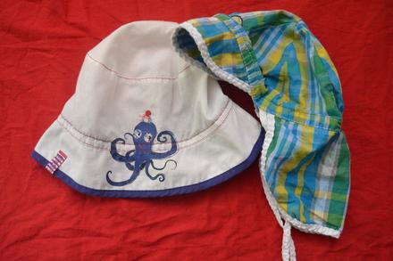 2x letní klobouček a kšiltovka,74-86, 80