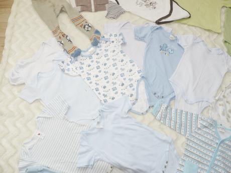 Balik- body, bavlnene kalhoty a tricko, 68–80