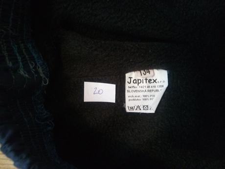 Zateplené kalhoty, vel 134, japitex, japitex,134