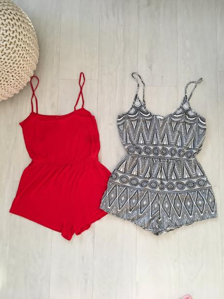 2 ks letní overal h&m, vel. s - m, h&m,s