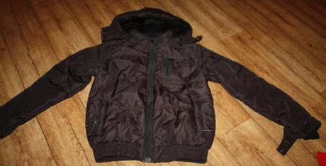 Tmavě hnědá zimní bunda, lee cooper,152