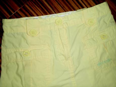 Žlutá sportovní skládaná sukýnka, girl2girl,116