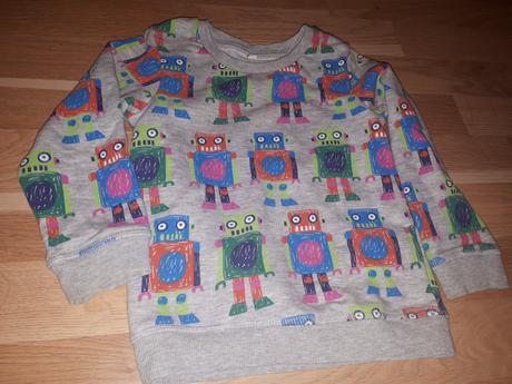 Mikina s roboty 98, 98