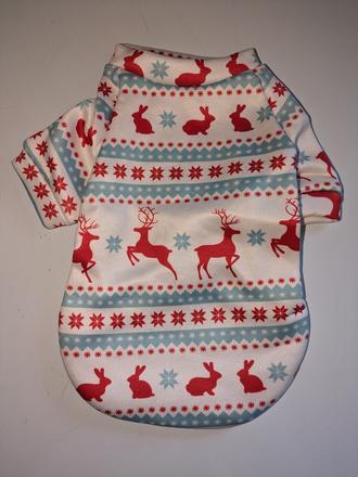 Vánoční mikina pro pejsky i kočičky vel. m, 