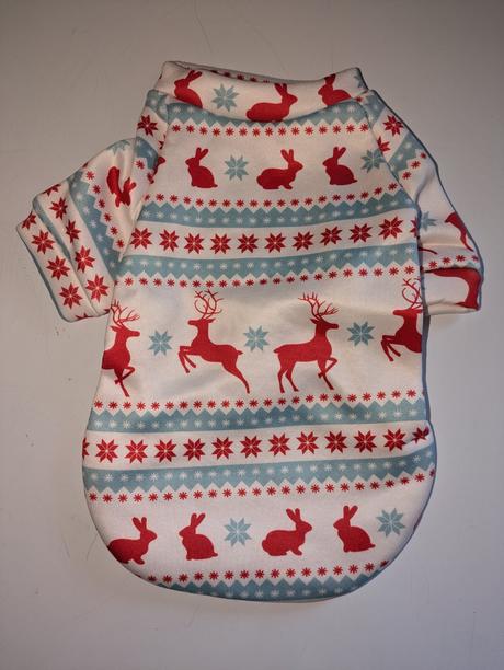 Vánoční mikina pro pejsky i kočičky vel. m, 