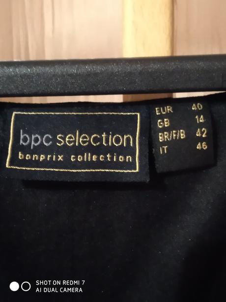 Šifonové šatičky - černé, bonprix,40