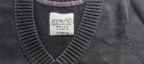 Černý svetr esprit vel.l, esprit,l