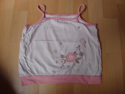 Tílko s kytičkami - starorůžové, vel. 86, morris mouse,86