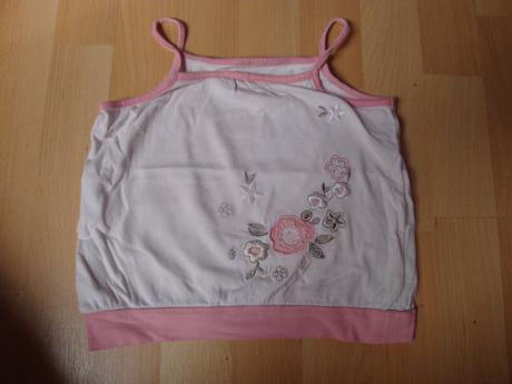 Tílko s kytičkami - starorůžové, vel. 86, morris mouse,86