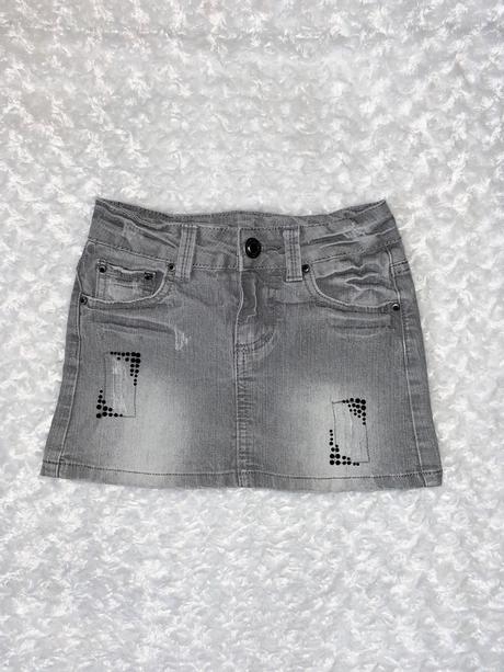 Šedá riflová/džínová sukně crash one, crashone,134