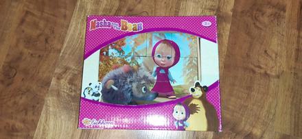 Eichhorn dřevěné kostky máša a medvěd,