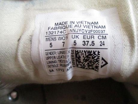 Kožené tenisky converse černé nízké 37,5, converse,38