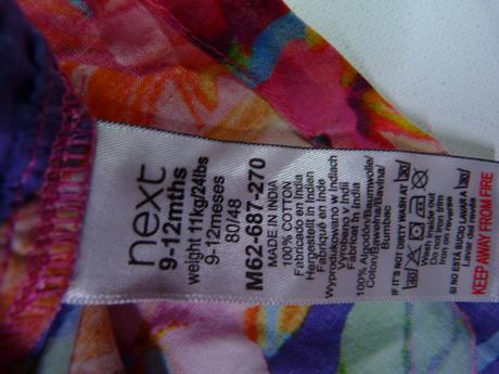 Květované letní šatičky vel.80, next,80