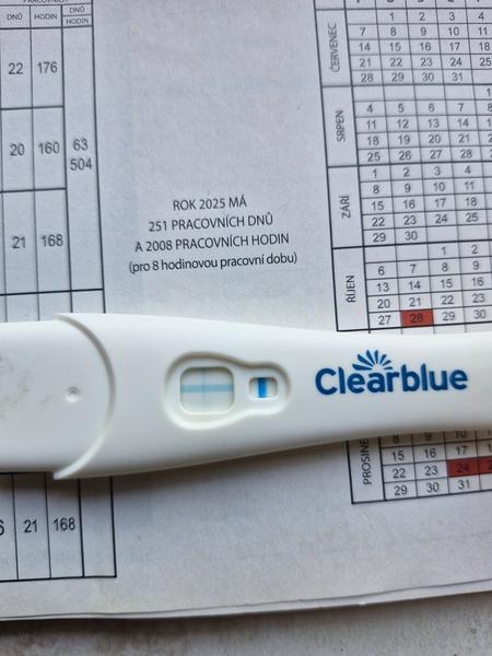 12 dní po ovulaci. Je těhotenský test pozitivní?