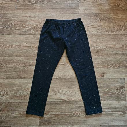 Dívčí teplé leginy se třpytkami vel. 134/140, kik,140