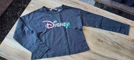 Crop top mikina disney, h&m,134